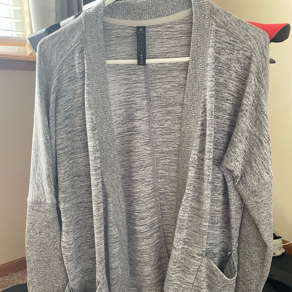 Light gray women’s sweater